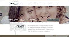 Desktop Screenshot of besleydentistry.com